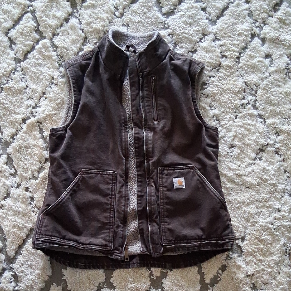 Brown Sherpa-Lined Carhartt